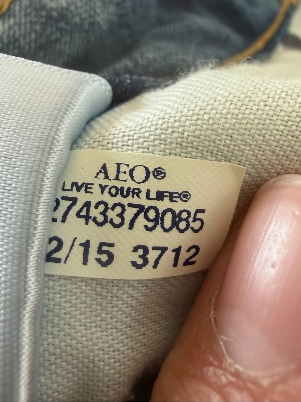 American Eagle Outfitters Faded Light Blue Straight Jeans